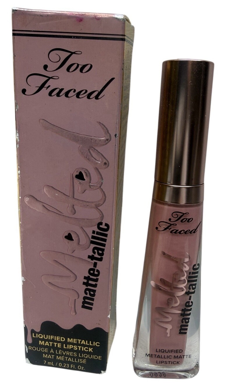 Too Faced Melted Matte-Tallic Sugar Kisses Liquid Lipstick 0.23 oz NIB